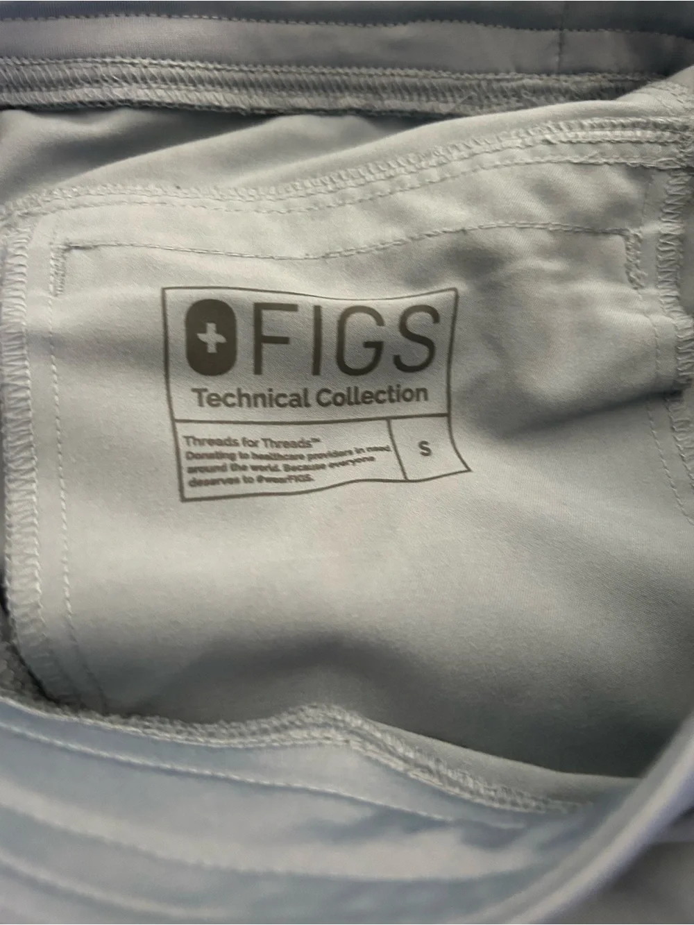 FIGS Light Blue Jogger Scrub Pants